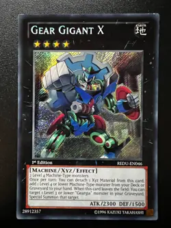 Gear Gigant X REDU-EN046 Secret Rare 1st Edition Near Mint Yugioh - Image 1