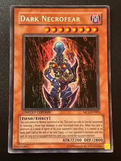Dark Necrofear MC1-EN005 Secret Rare Light Play+ Yugioh - Image 1