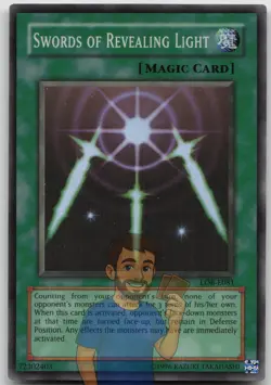 Swords of Revealing Light LOB-E081 Super Rare Unlimited NM Yugioh - Image 1