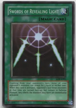 Swords of Revealing Light LOB-E081 Super Rare Unlimited NM Yugioh - Image 2