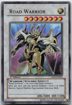 Road Warrior 5DS2-EN041 Ultra Rare 1st Edition NM Yugioh - Image 2