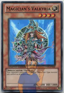 Magician's Valkyria CT07-EN022 Super Rare Limited Edition LP Yugioh - Image 1