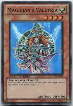 Magician's Valkyria CT07-EN022 Super Rare Limited Edition LP Yugioh - Image 2