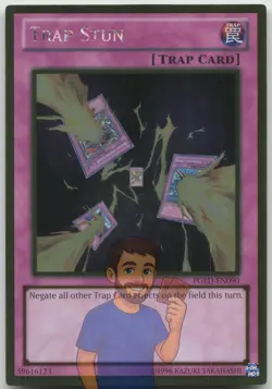 Trap Stun PGLD-EN090 Gold Rare Unlimited NM Yugioh - Image 1