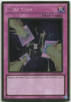 Trap Stun PGLD-EN090 Gold Rare Unlimited NM Yugioh - Image 2