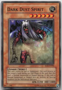 Dark Dust Spirit SD2-EN004 Common 1st Edition LP Yugioh - Image 2