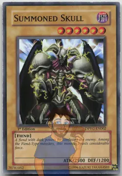 Summoned Skull DPYG-EN002 Super Rare 1st Edition MP Yugioh - Image 1