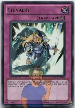 Chivalry DREV-EN079 Ultra Rare 1st Edition NM Yugioh - Image 1