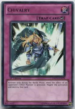 Chivalry DREV-EN079 Ultra Rare 1st Edition NM Yugioh - Image 2