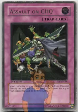 Assault on GHQ FET-EN056 Ultimate Rare 1st Edition HP Yugioh - Image 1