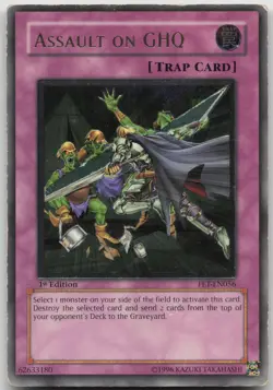 Assault on GHQ FET-EN056 Ultimate Rare 1st Edition HP Yugioh - Image 2