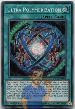 Ultra Polymerization MP18-EN014 Secret Rare 1st Edition NM Yugioh - Image 1