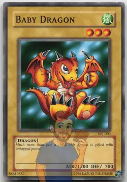 Baby Dragon SDJ-003 Common Unlimited LP Yugioh - Image 1