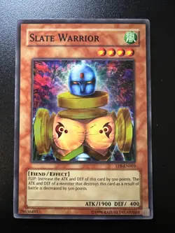 Slate Warrior TP8-EN003 Super Rare Tournament Pack 8 Near Mint Yugioh - Image 1