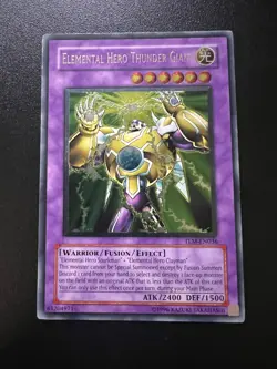 Elemental Hero Thunder Giant TLM-EN036 Ultimate Rare Unlim Light Play+ Yugioh - Image 2