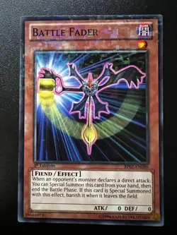 Battle Fader BP02-EN086 Mosaic Rare 1st Edition Near Mint Yugioh - Image 1