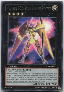 Number 102: Star Seraph Sentry JOTL-EN053 Rare 1st Edition NM Yugioh - Image 2