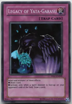 Legacy of Yata-Garasu PP01-EN009 Super Rare LP Yugioh - Image 2