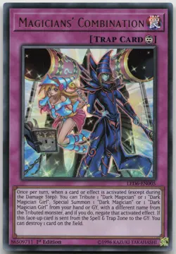Magicians' Combination LED6-EN005 Ultra Rare 1st Edition NM Yugioh - Image 2