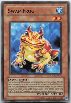 Swap Frog SOVR-EN034 Common Unlimited NM Yugioh - Image 2