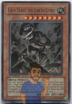 Gaia Plate the Earth Giant ANPR-EN094 Ultra Rare 1st Edition NM Yugioh - Image 1