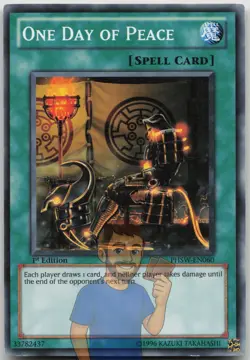 One Day of Peace PHSW-EN060 Common 1st Edition LP Yugioh - Image 1