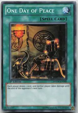 One Day of Peace PHSW-EN060 Common 1st Edition LP Yugioh - Image 2