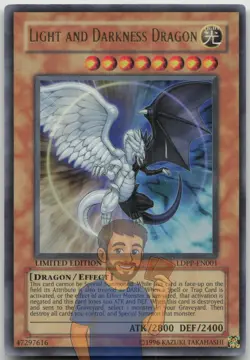 Light and Darkness Dragon LDPP-EN001 Ultra Rare Limited Edition MP Yugioh - Image 1