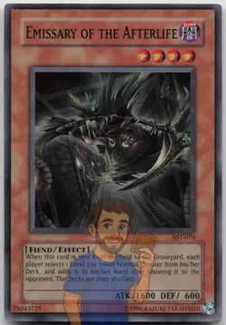 Emissary of the Afterlife AST-076 Super Rare Unlimited LP Yugioh - Image 1