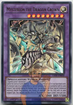 Mysterion the Dragon Crown LIOV-EN034 Ultra Rare 1st Edition NM Yugioh - Image 1