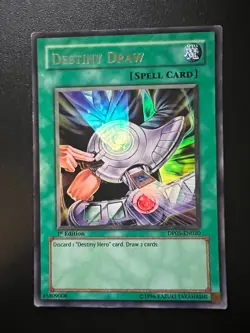 Destiny Draw DP05-EN020 Ultra Rare 1st Edition Light Play+ Yugioh - Image 1