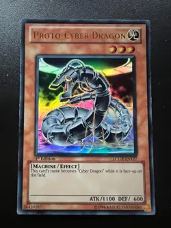 Proto-Cyber Dragon LCGX-EN177 Ultra Rare 1st Edition Light Play+ Yugioh - Image 1