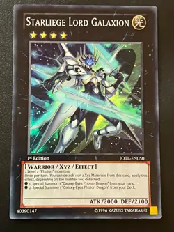 Starliege Lord Galaxion JOTL-EN050 Super Rare 1st Edition Near Mint Yugioh - Image 1