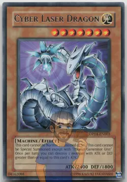 Cyber Laser Dragon DP04-EN003 Rare Unlimited NM Yugioh - Image 1