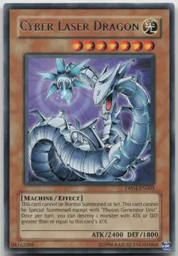 Cyber Laser Dragon DP04-EN003 Rare Unlimited NM Yugioh - Image 2