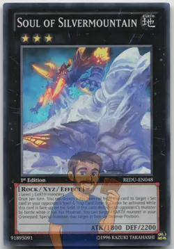 Soul of Silvermountain REDU-EN048 Super Rare 1st Edition NM Yugioh - Image 1