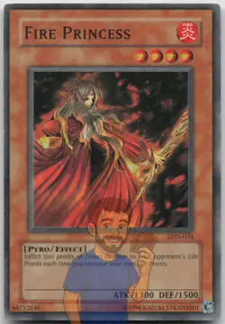 Fire Princess LON-034 Common Unlimited MP Yugioh - Image 1