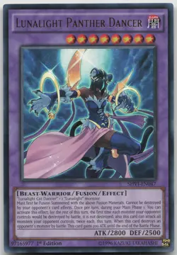 Lunalight Panther Dancer SHVI-EN047 Ultra Rare 1st Edition NM Yugioh - Image 2