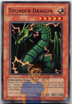 Thunder Dragon MRD-E097 Common Unlimited LP Yugioh - Image 1