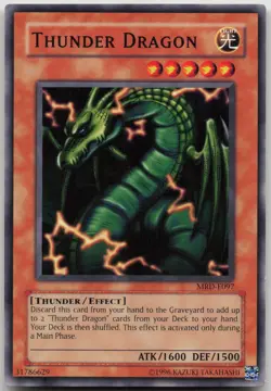 Thunder Dragon MRD-E097 Common Unlimited LP Yugioh - Image 2