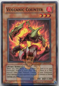 Volcanic Counter PTDN-EN012 Super Rare Unlimited LP Yugioh - Image 1