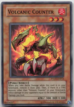 Volcanic Counter PTDN-EN012 Super Rare Unlimited LP Yugioh - Image 2