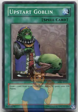 Upstart Goblin MRL-E033 Common Unlimited MP Yugioh - Image 1