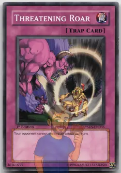 Threatening Roar YSDS-EN036 Common 1st Edition LP Yugioh - Image 1