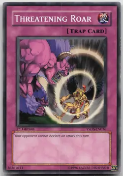 Threatening Roar YSDS-EN036 Common 1st Edition LP Yugioh - Image 2