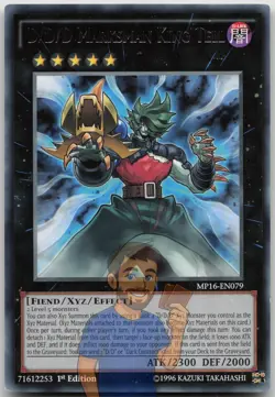 D/D/D Marksman King Tell MP16-EN079 Rare 1st Edition NM Yugioh - Image 1