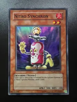 Nitro Synchron TDGS-EN002 Super Rare Unlimited Near Mint Yugioh - Image 1