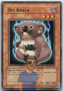 Des Koala DR1-EN132 Rare NM Yugioh - Image 1