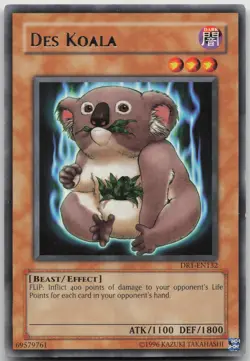 Des Koala DR1-EN132 Rare NM Yugioh - Image 2