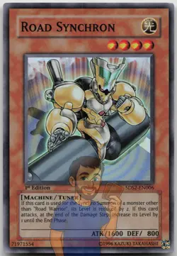 Road Synchron 5DS2-EN006 Super Rare 1st Edition NM Yugioh - Image 1